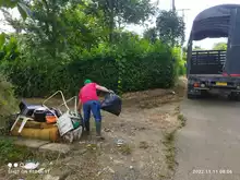 Jornada de recolección de residuos sólidos del sector rural