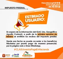 Información recibos del impuesto predial Municipio de San Gil