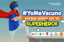 Yo me vacuno porque quiero ser un Superhéroe