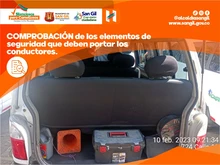 Se realizó operativo de revisión del servicio especial de transporte escolar de la ciudad