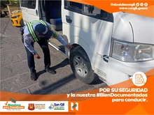 Se realizó operativo de revisión del servicio especial de transporte escolar de la ciudad