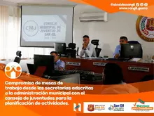 Sesión compartida con el Consejo Municipal de Juventudes San Gil