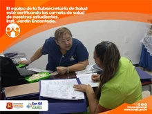 Revisión de carnets del esquema de vacunación de los niños, niñas y adolescentes