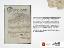 Reconocimiento del Archivo General de la Nación por recuperar archivos de hace 300 años