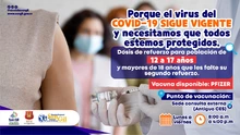 Porque el virus del Covid-19 sigue vigente y necesitamos que todos estemos protegidos