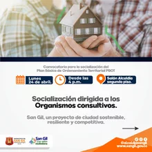 Convocatoria para socialización del Plan Básico de Ordenamiento Territorial PBOT