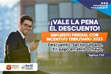 Vale la pena el descuento Impuesto Predial con incentivo tributario 2023