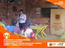 Capacitación en manejo integral de residuos sólidos y clasificación en la fuente