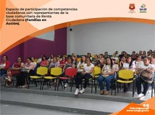 Primer comité de representantes de base comunitaria de renta ciudadana