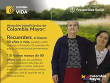 Estimado beneficiario de Colombia Mayor