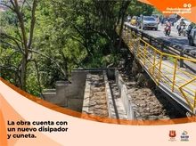 Habilitado el paso del puente pasarela peatonal sobre la avenida nacional entre calles 16 y 18