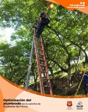 Optimización del alumbrado en la cancha de Ciudadela del Fonce