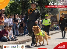 Desfile conmemorativo del 20 de julio