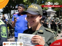 Desfile conmemorativo del 20 de julio