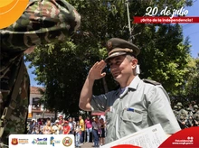 Desfile conmemorativo del 20 de julio