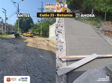 Cómo cambia una calle pavimentada