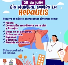 28 de julio Día Mundial contra la Hepatitis