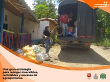 Jornada de reciclaje y recolección de inservibles