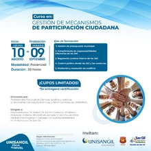 Curso en Gestión de Mecanismos de Participación Ciudadana