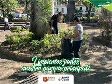 Jornada de limpieza del Parque Principal