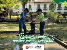 Jornada de limpieza del Parque Principal