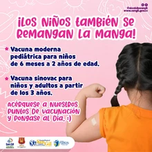 Los niños también se remangan la manga