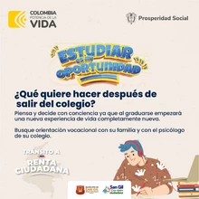 Estudiar es mi oportunidad