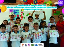 Ya estamos celebrando en varias partes con disfraces la fiesta de los niños