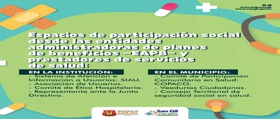 Espacios de participación desde las entidades administradoras de planes de beneficio y prestadores de servicios de salud