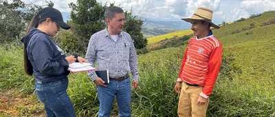 Pequeños productores de San Gil acceden al servicio gratuito de asistencia técnica agrícola y pecuaria