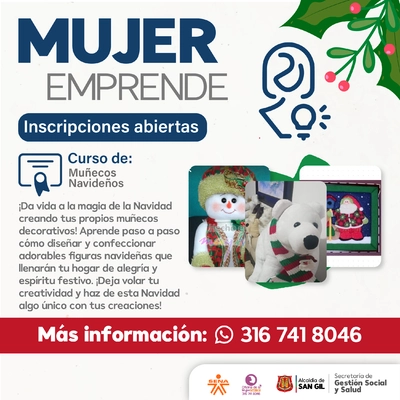 Curso de Muñecos Navideños