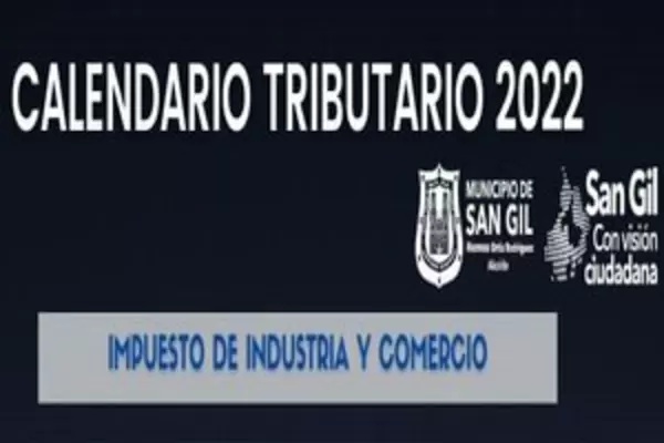 Calendario Tributario año 2022 Impuesto de Industria y Comercio