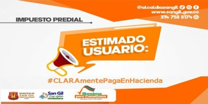 Información recibos del impuesto predial Municipio de San Gil
