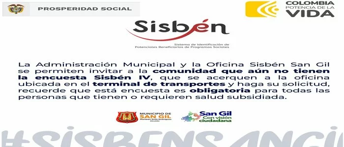 Información del Sisbén